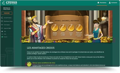 bonus du casino cresus